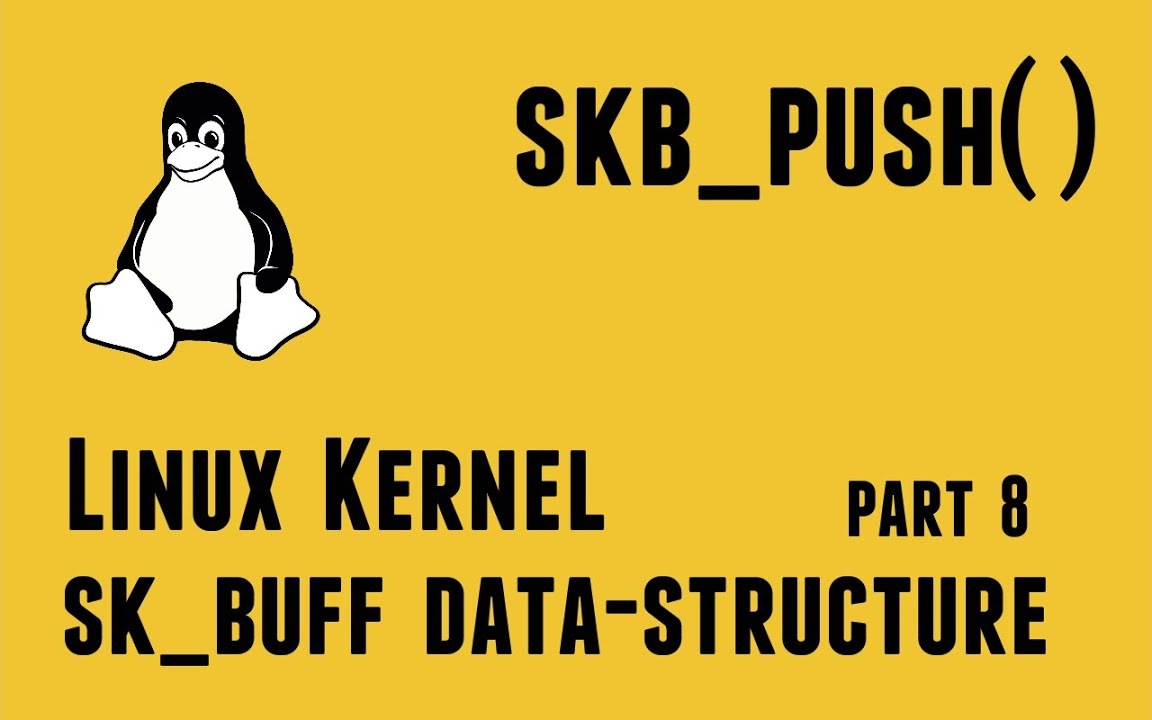 Linux Kernel Network Programming - struct sk_buff data-structure - skb_push() API