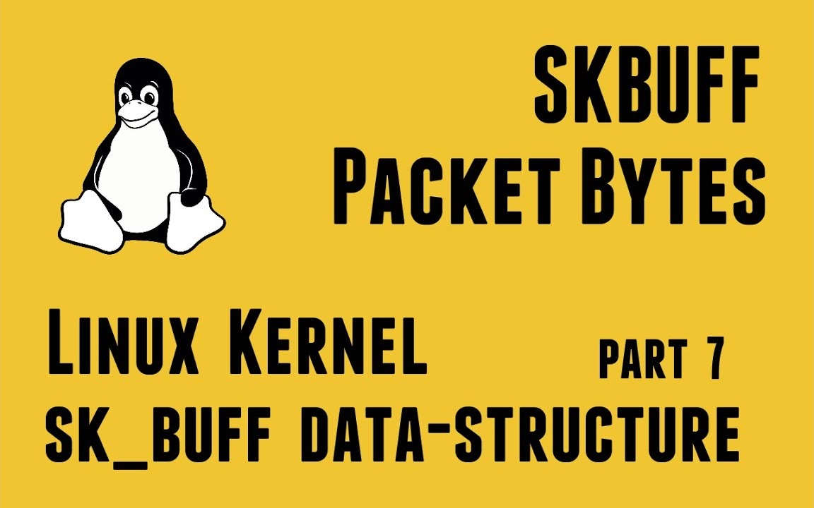 Linux Kernel Network Programming - struct sk_buff data-structure - skbuff Packet Bytes