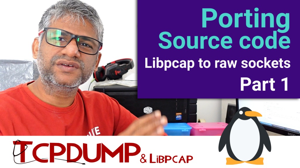 Porting Sample libpcap C code to Raw Sockets User-space Network Stack Framework