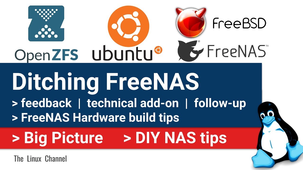 NAS OS - Ditching FreeNAS (now TrueNAS) - feedback - technical add-on and FreeNAS Hardware build tips