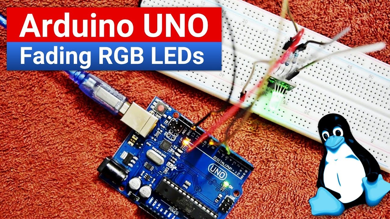 Slow RGB LED Fade via Arduino UNO