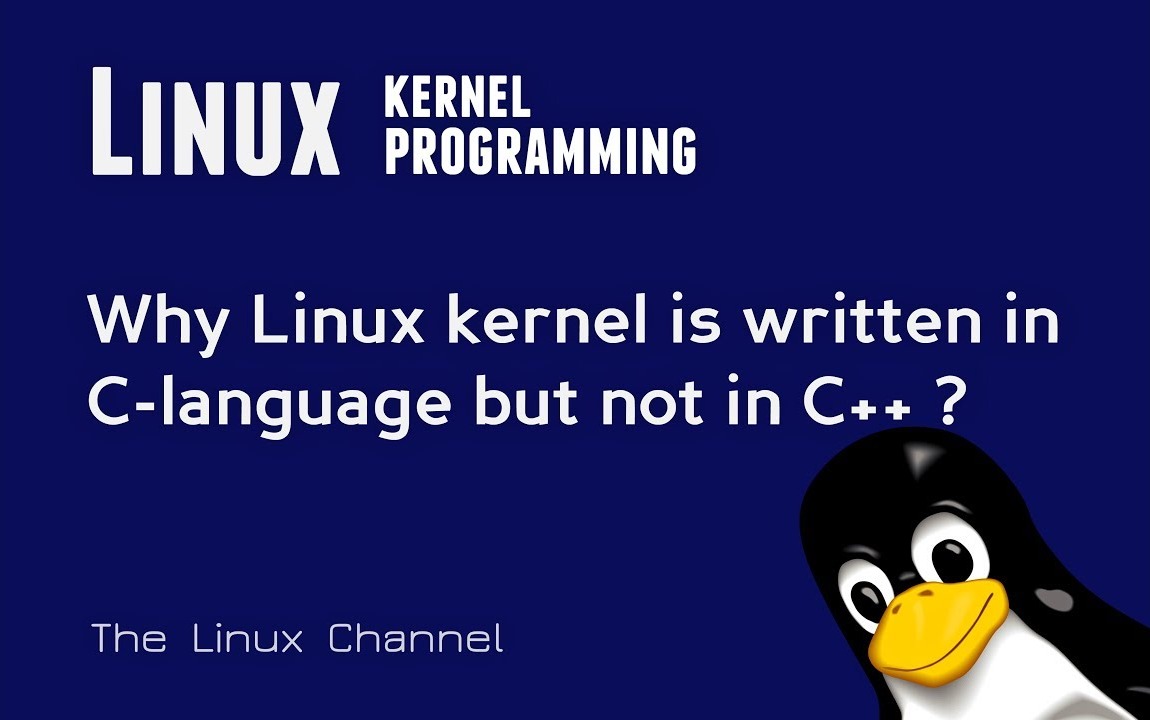Why Linux Kernel is written in C-language but not in C