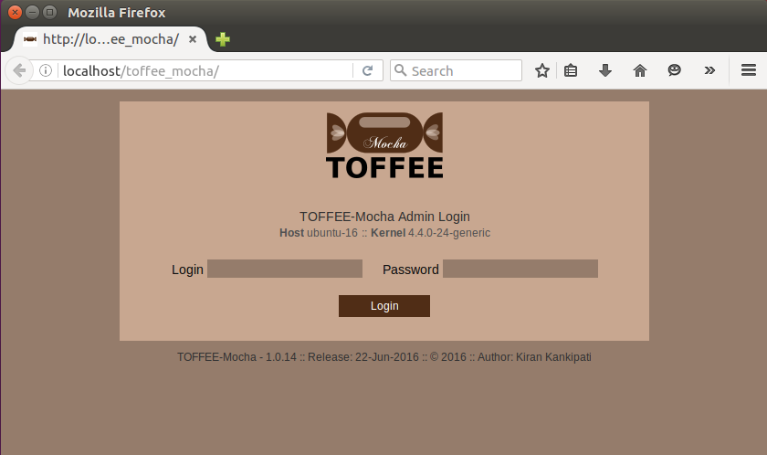 TOFFEE_Mocha Login