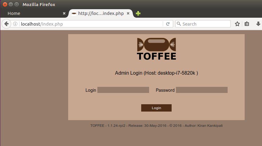 TOFFEE Login