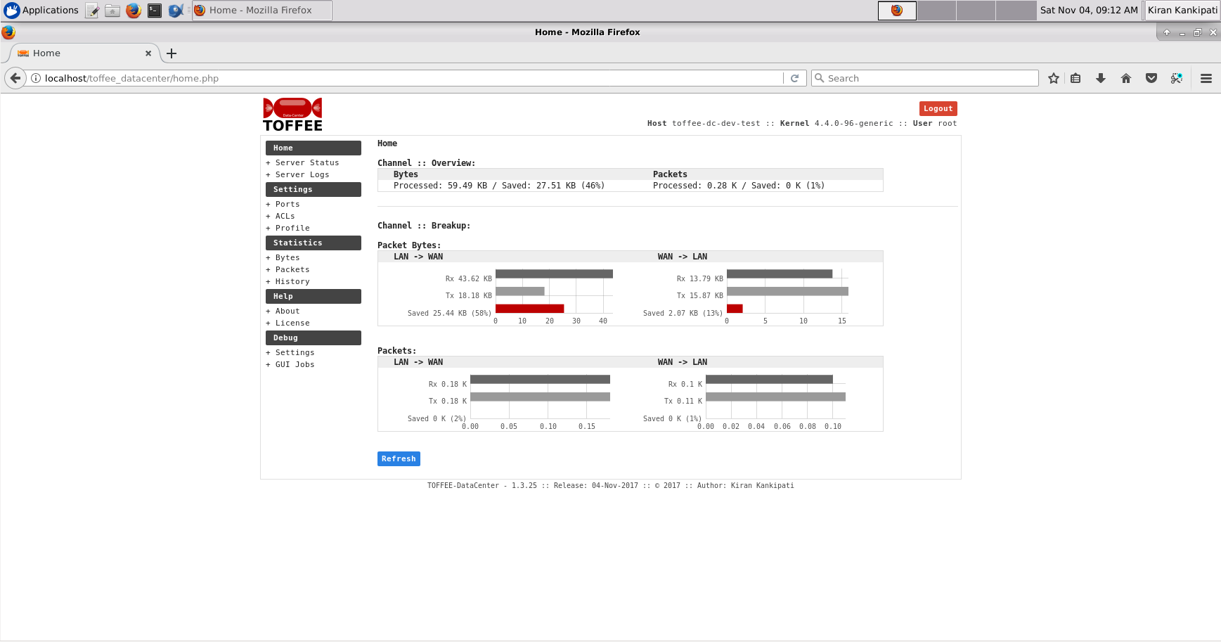 TOFFEE-DATACENTER WAN Optimization - Home Page