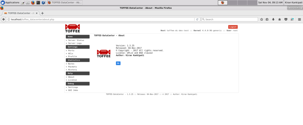 TOFFEE-DATACENTER WAN Optimization - About