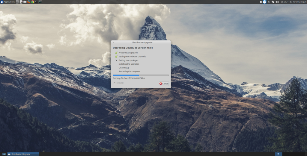 Ubuntu 17.10 Distribution Upgrade