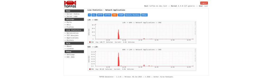 TOFFEE-DataCenter Network Applications - DNS