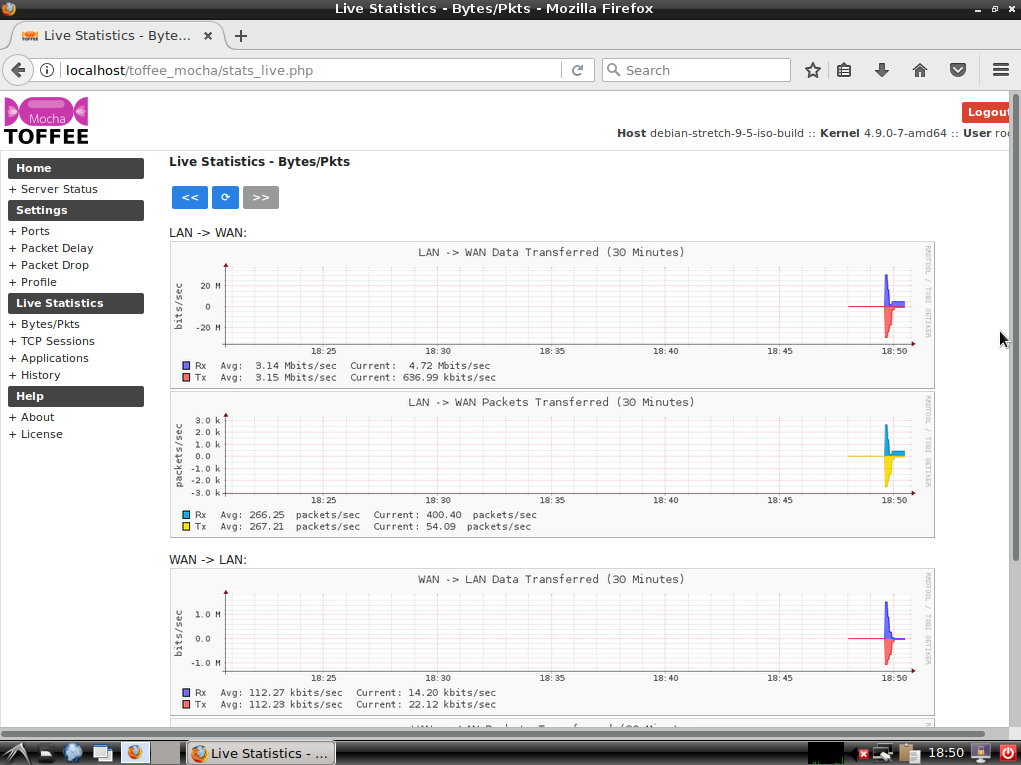 14 TOFFEE-MOCHA-2.0.3-0-10-nov-2018-x86-64.iso - live stats bytes and packets